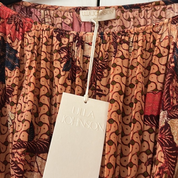 Ulla Johnson Ayla Mini Dress SILK Flutter Floral Tropical Ruffle NEW NWT Size 8 - Picture 10 of 17